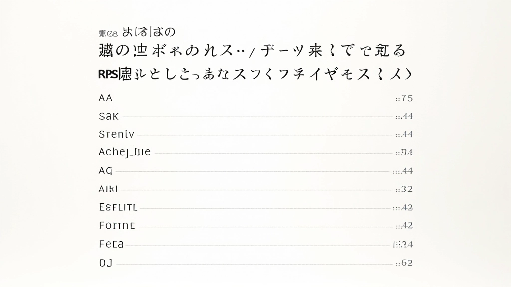 行間と文字間隔の調整ガイド